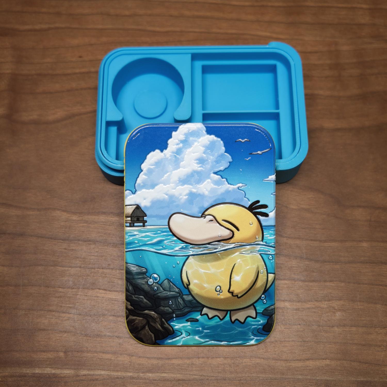 3D Printing Card - Kotak Penyimpanan Kartu Kerusakan Squirtle Kartun