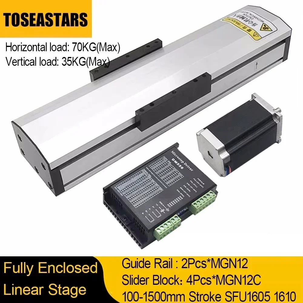 Linear Guide Rail - Sepenuhnya tertutup panduan rel linier geser