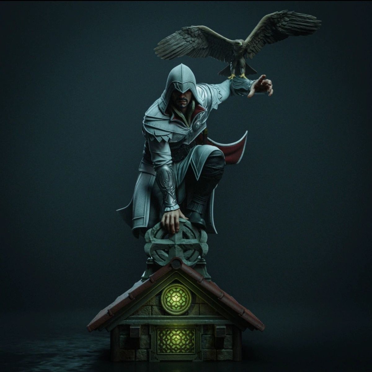 3D Printing Nyc - Model Resin Cetak 3D Creed Assassinator