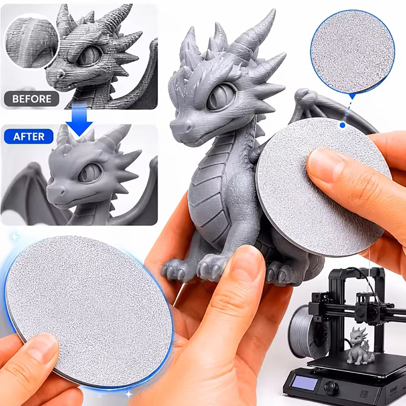 3D Printing Yourself - Alat Penghilang Garis Lapisan PLA, Cakram