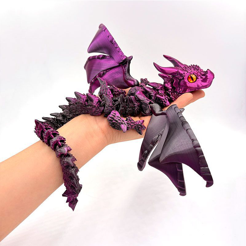 3D Printing Nyc - Figurine Naga Berkaki Empat Cetak 3D