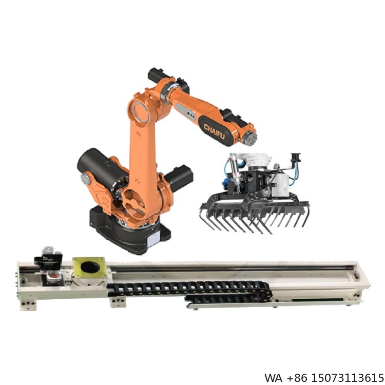 Linear Guide Rail - Lengan Robot Industri 6-Axis dengan Gripper