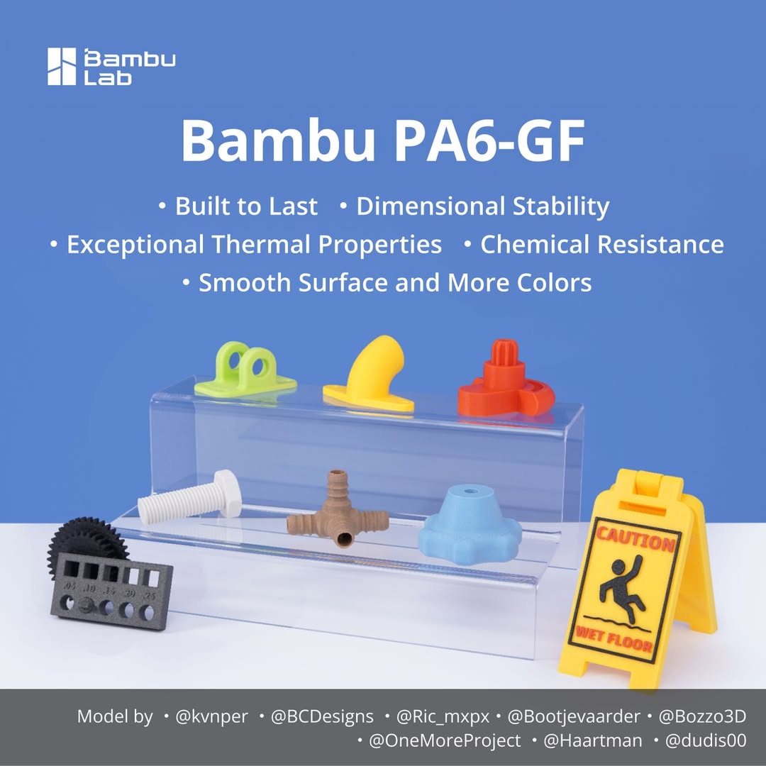 Filamen Cetak 3D PA6-GF untuk  - 3D Printing Glass ulasan dan harga