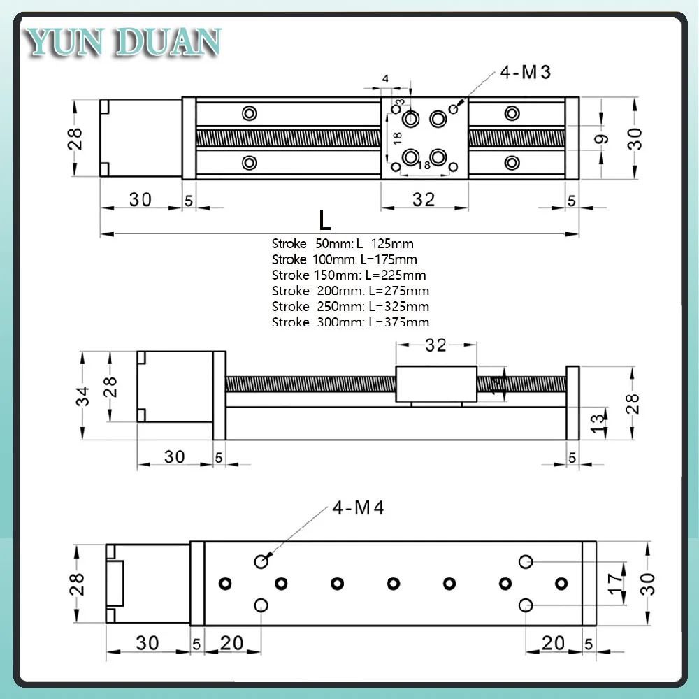 Rel Linear T-type untuk Meja G - Linear Guide Rail ulasan dan harga