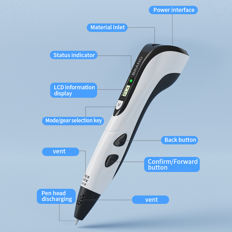 Pena 3D Baru Pena Cetak 3D unt - 3D Printing Pen For Kids ulasan dan harga