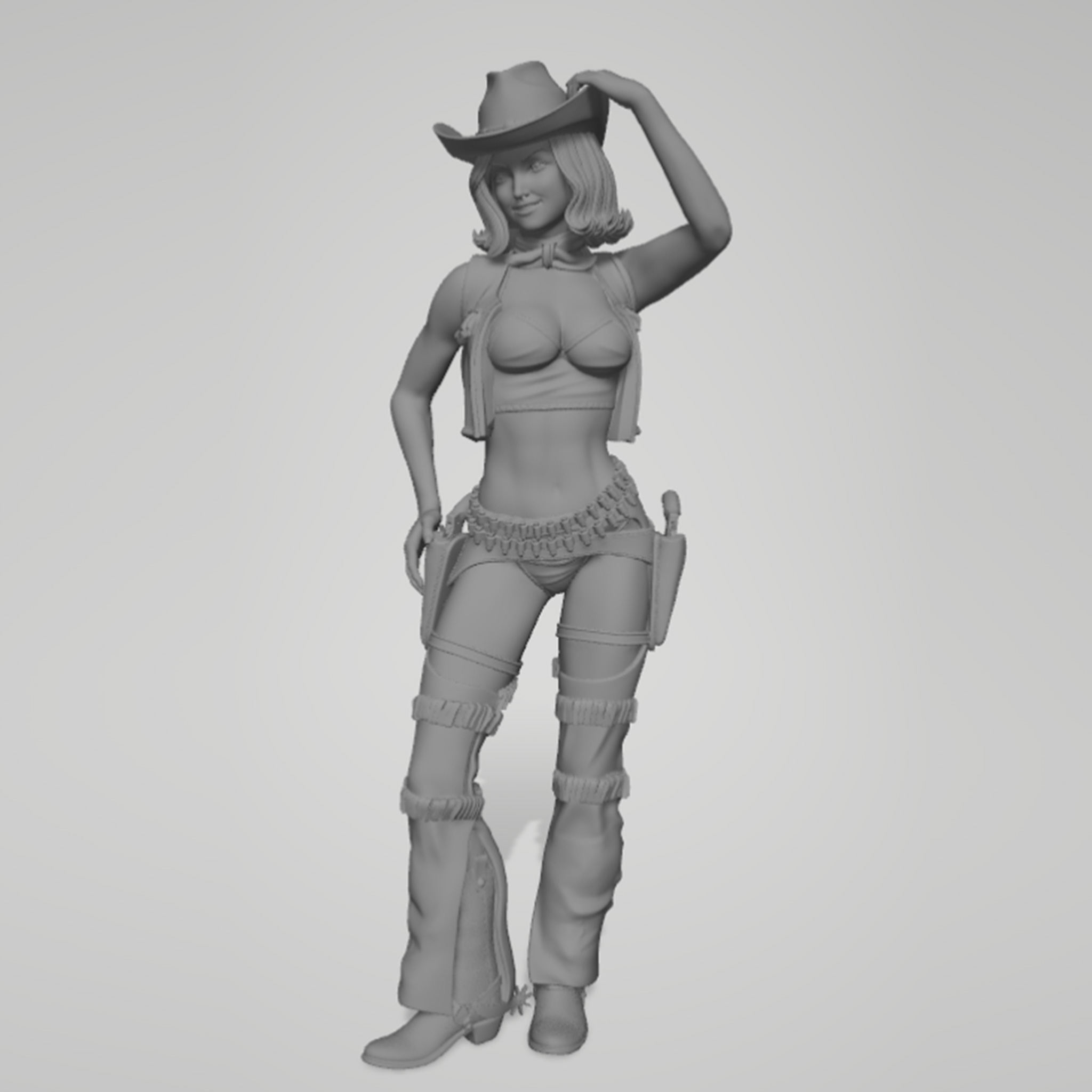 1/24 1/18 1/12 gadis koboi Mod - 3D Printing Nyc ulasan dan harga