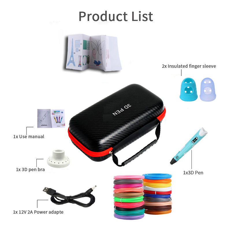 Pena 3D Anak-anak Pena Gambar  - 3D Printing Pen For Kids ulasan dan harga