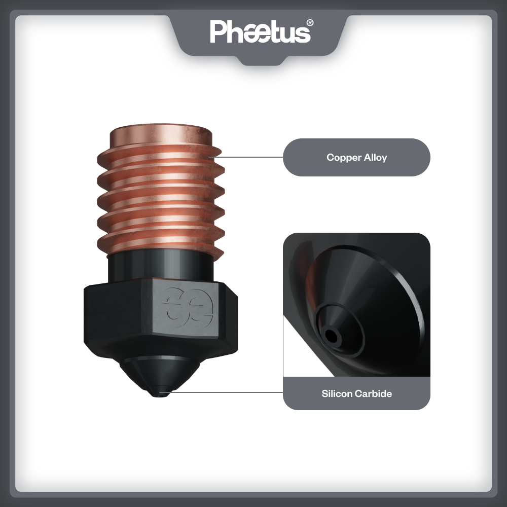 Nosel Phaetus Silicon Carbide  - 3D Printing News ulasan dan harga
