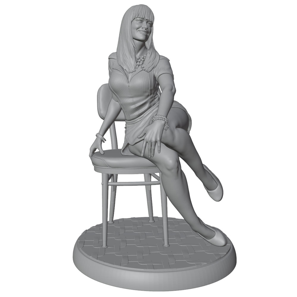 1/24 Kit Model Resin Gadis Sek - 3D Printing Yourself ulasan dan harga