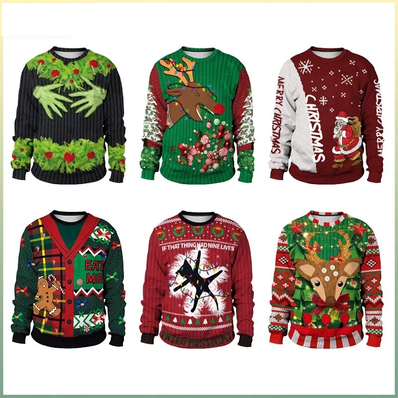 Sweater Natal 3D untuk Pria da - 3D Printing Glass ulasan dan harga