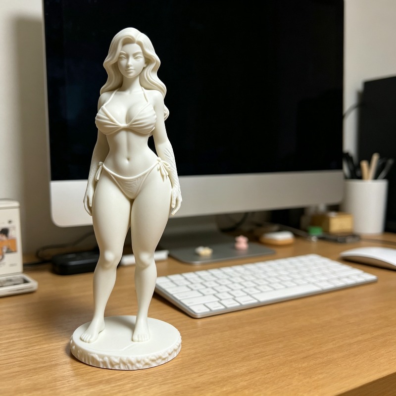 Patung Seni Wanita Berambut Ke - 3D Printing Nyc ulasan dan harga