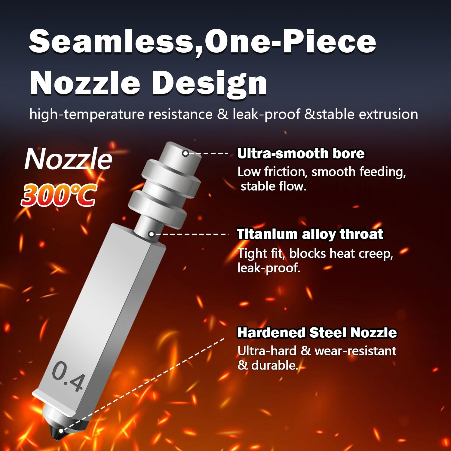 Nozel Bimetalik Anycubic Kobra - 3D Printing News ulasan dan harga