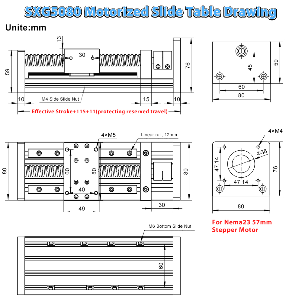 Aktuator Linear Meja Geser Sek - Linear Guide Rail ulasan dan harga