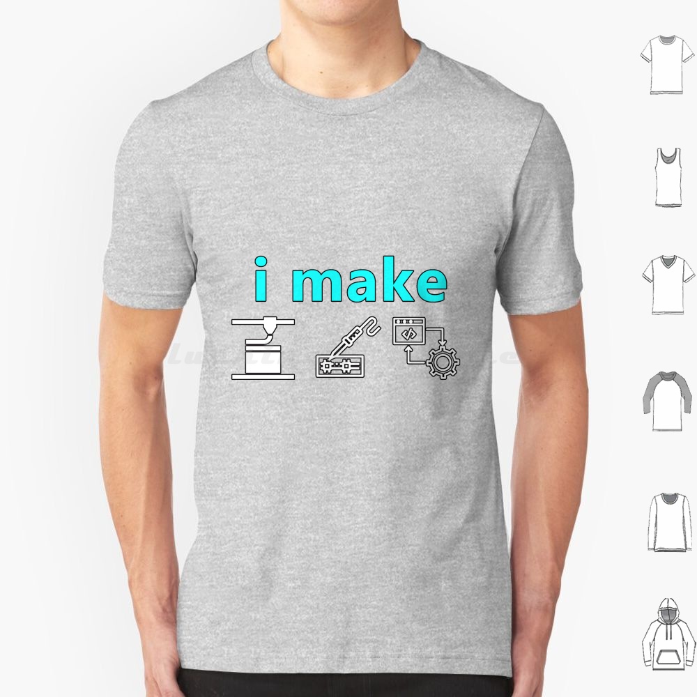 Kaus I Make Stuff Katun Pria W - 3D Printing Maket ulasan dan harga