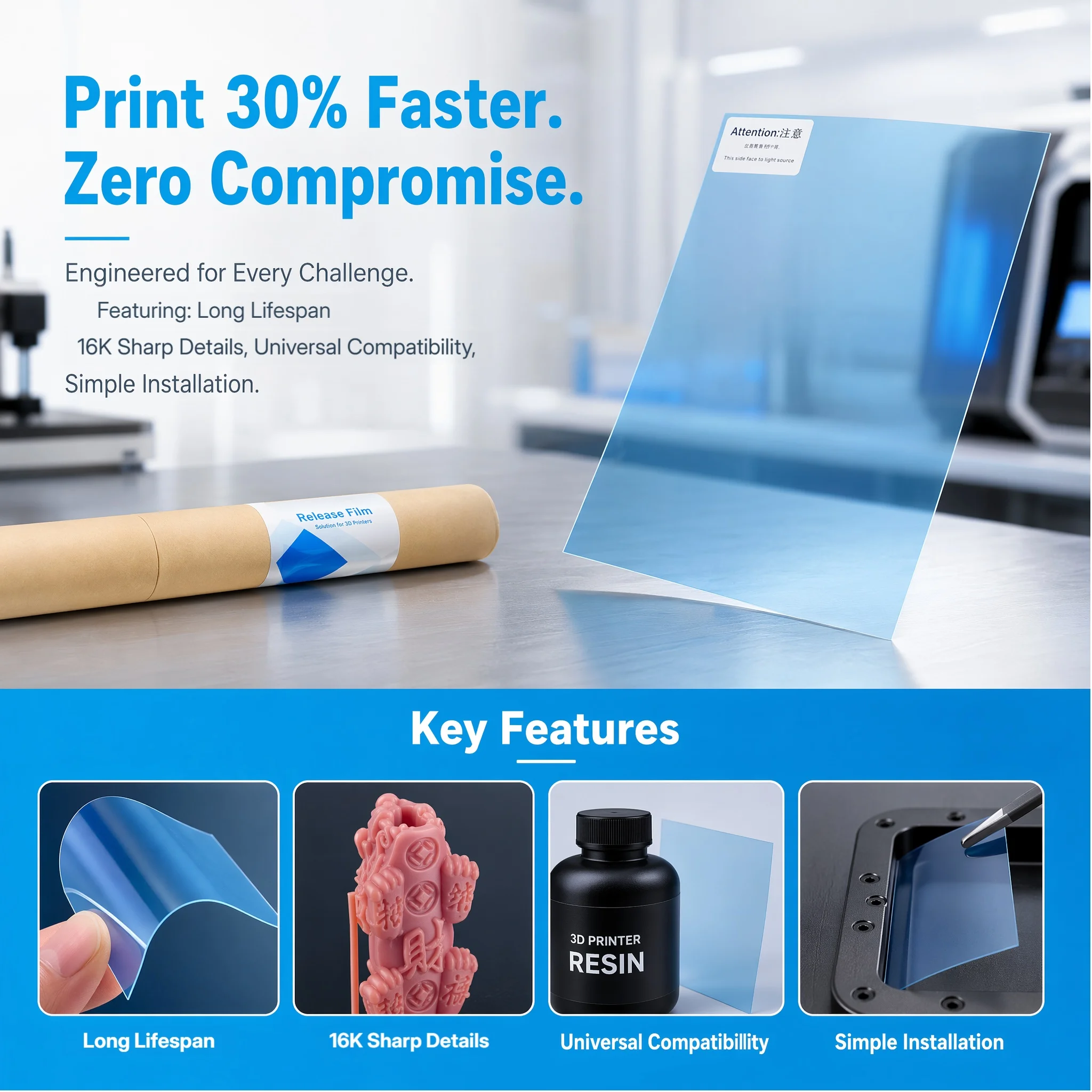 Film Pelepas ACF Kecepatan Tin - 3D Printing News ulasan dan harga