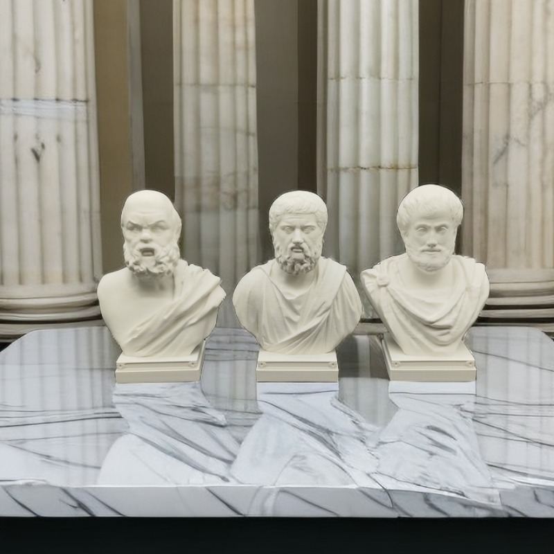 Model Patung Socrates Plato Ar - 3D Printing Nyc ulasan dan harga