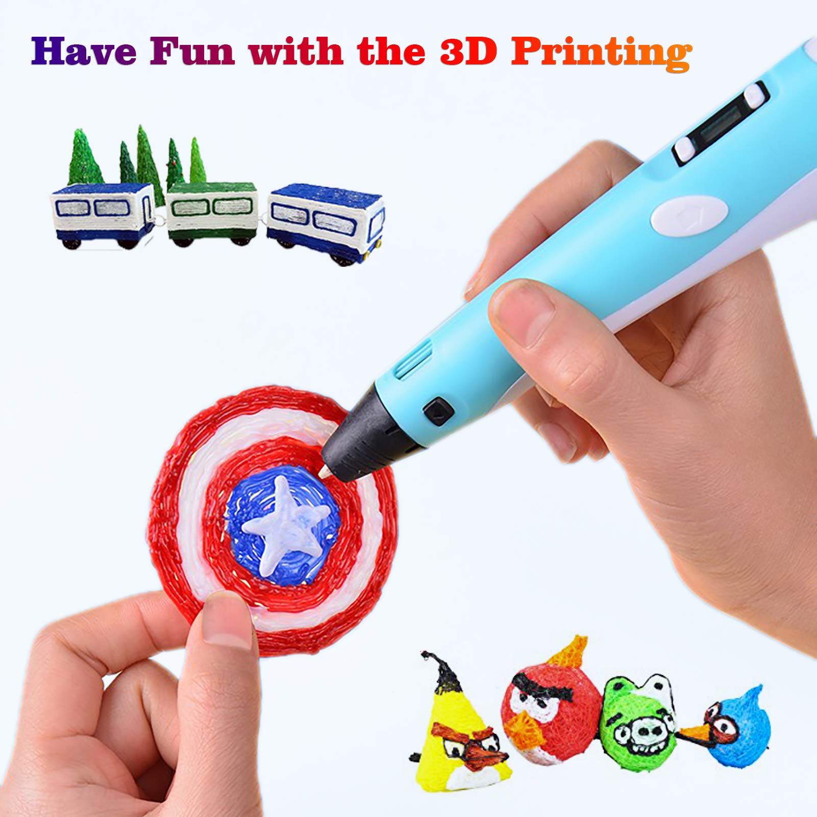 Filamen PLA 40 Warna untuk Pen - 3D Printing Pen For Kids ulasan dan harga